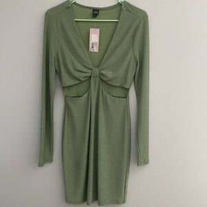 Target Green Mini Dress